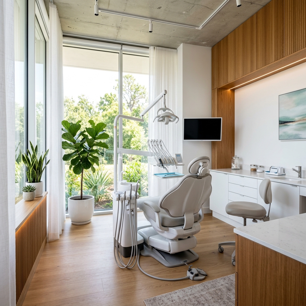 Modern, bright and welcoming dental clinic interior at i-Smiles Dental Care
